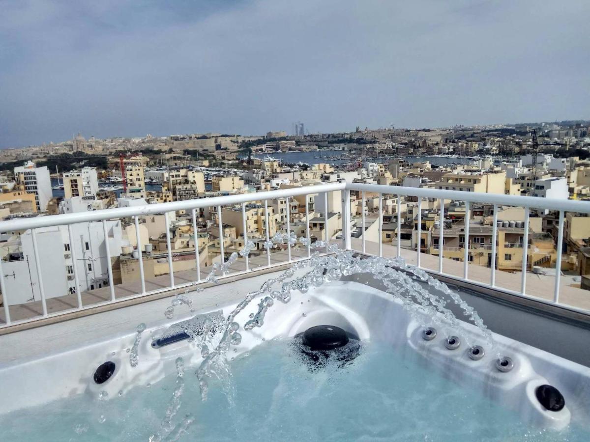 Gzira Wonderful Apartments With Shared Jacuzzi And Panorama Rooftop מראה חיצוני תמונה