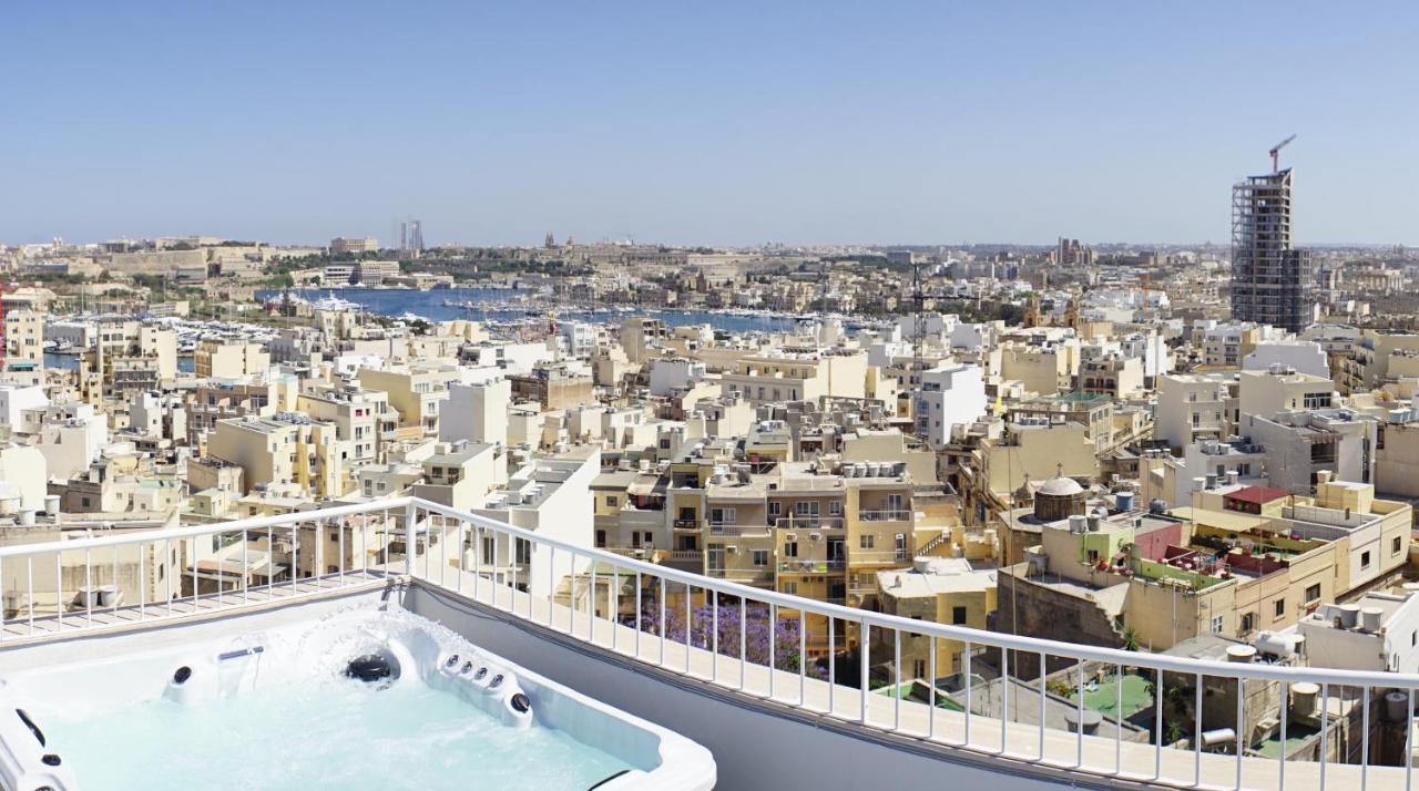 Gzira Wonderful Apartments With Shared Jacuzzi And Panorama Rooftop מראה חיצוני תמונה